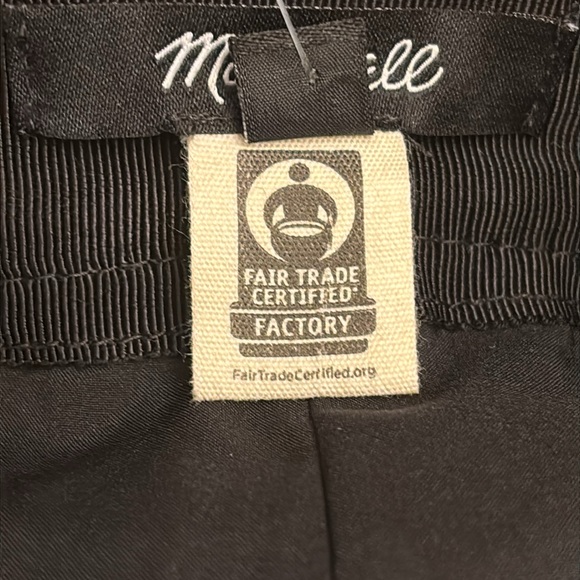 Madewell Women’s Button Front Mini Skirt, Size 2. Yarn Dyed Geo. NWT: - Picture 9 of 11